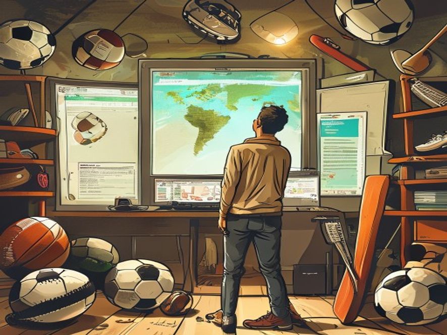 Confused man blocked from reading about the world's biggest sporting event online