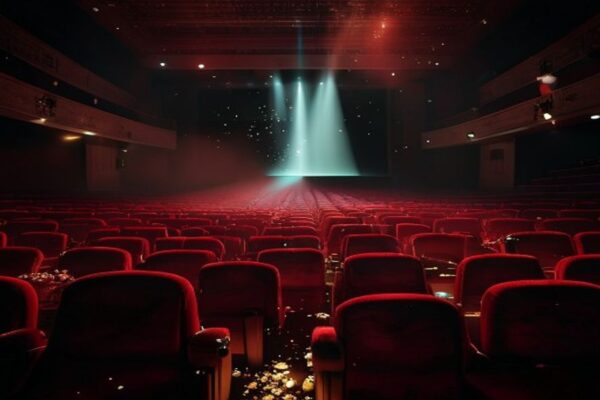 Empty cinema auditorium representing the worst box office ever recorded